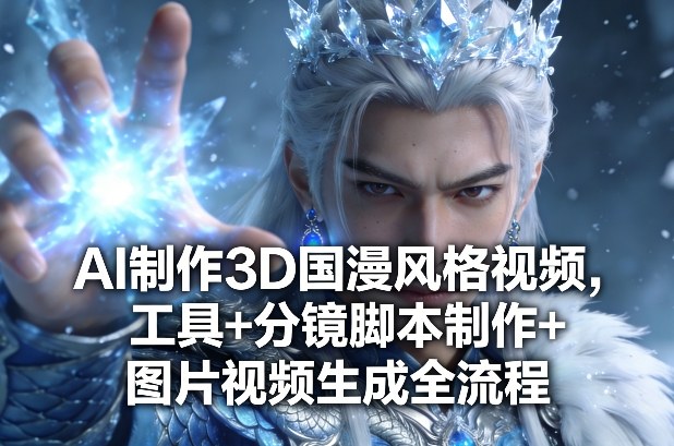 AI制作3D国漫风格视频，工具+分镜脚本制作+图片视频生成全流程-易博客论坛