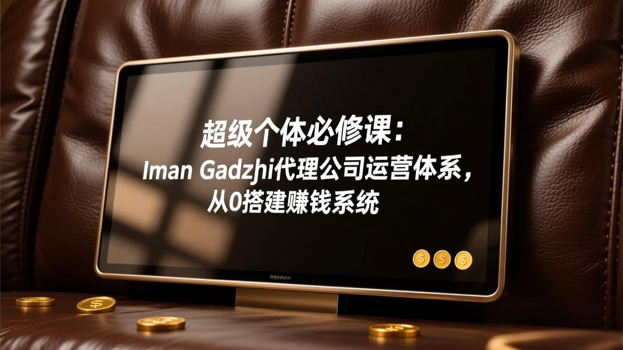 超级个体必修课：Iman Gadzhi代理公司运营体系，从0搭建赚钱系统-易博客论坛