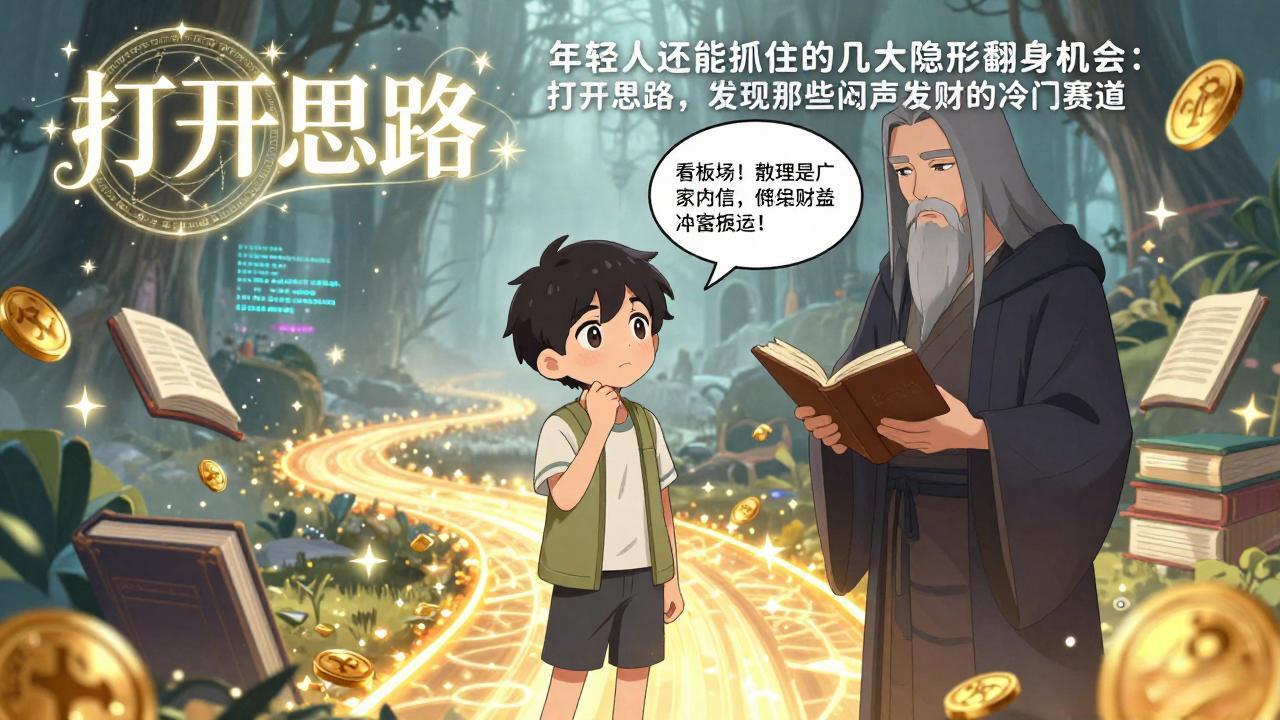 付费文1+2：年轻人还能抓住的几大隐形翻身机会：打开思路，发现那些闷声发财的冷门赛道-易博客论坛